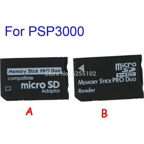50PCS for Micro SD SDHC TF to MS Memory Stick for Pro Duo Card Adapter Converter Memory Stick For PSP 1000 2000 3000