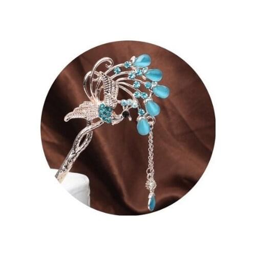 60pcs/lot Classical Retro Hairpin Multi DIY Rose Alloy Flower Pendant Drill Hairpins Hair Care & Styling Accessories Tools HA556