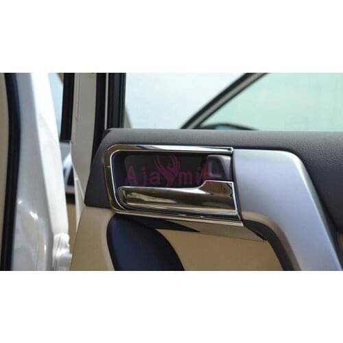 Accessories For Toyota Land Cruiser 150 Prado LC150 FJ150 2010-2017 Interior Door Handle Cover Trim Highlight Chrome Car Styling
