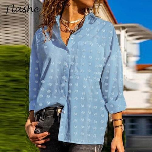 Fashion Woman Blouses 2021 Button Up Women Shirts Plus Size Casual Loose Tops Office Lady Long Sleeve Top Blusa Streetwear