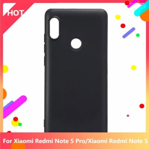 Redmi Note 5 Pro Case Matte Soft Silicone TPU Back Cover For Xiaomi Redmi Note 5 Phone Case Slim shockproof