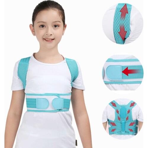 Kid Corset Health Care Double-support Children Posture Orthosis Adjustable Shoulder Orthosis Back Spine Support Posture Belt