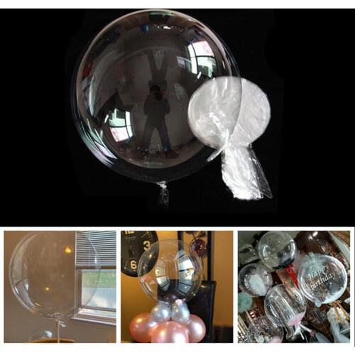 10pcs PVC Clear Bubble Giant Transparent Balloon Anniversaire Kids Gifts Baby Shower Mariage Wedding Birthday Party Decoration