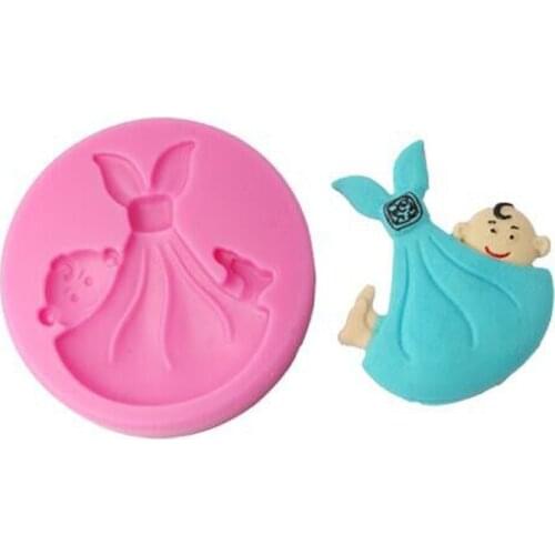 Cake Decorating Tools Bag Baby Roll Sugar Cake Chocolate Mold Decoration Handmade Soap Diy Kitchen Bakeware Jelly Pudding