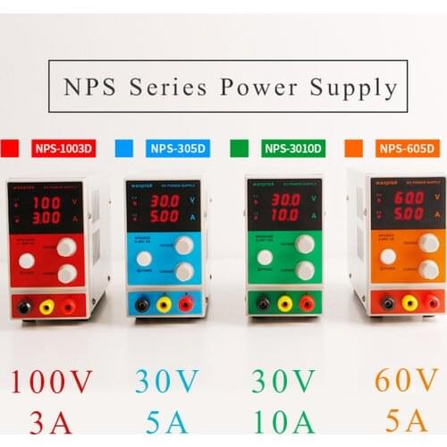 Wanptek Laboratory Bench 220v Power Supply Digital Display Adjustable Switching Voltage Regulators Repair Lab DC Power Supply