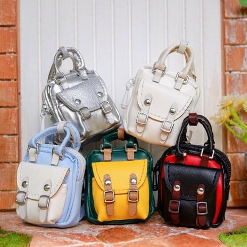 Fashion 1/8 1/12 BJD Dolls Backpack Bag Doll Accessories For OB11 BJD DIY Girls Boys Doll Toys