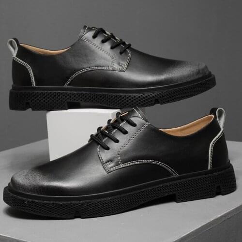 High Quality Men Casual Shoes Fashion Trend Black Sneakers Men Shoes Lace-up Mens Walking Shoes 2020 New Fashion Sneakers