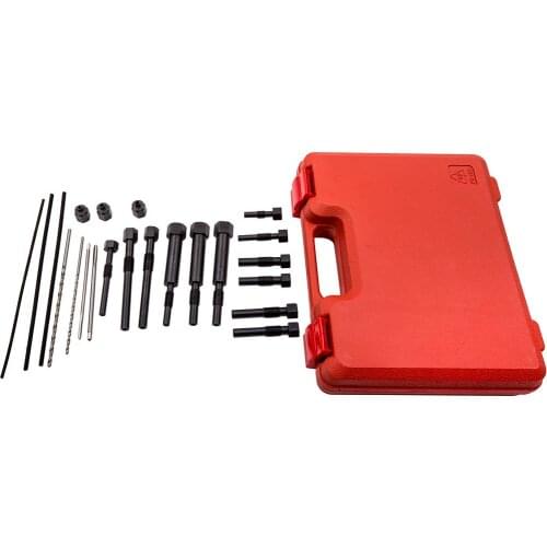 Glow Plug Electrodes Extracting Removal Tool Set M8 M10 Threads Drills