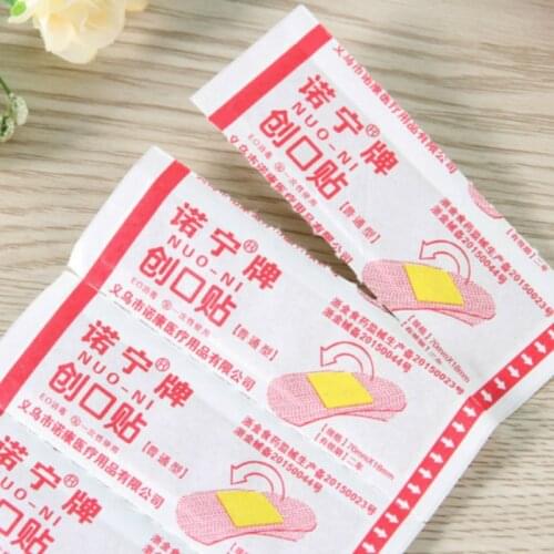 50/100pcs Wound Hemostasis Sticker Band First Aid Bandage Cushion Adhesive Plaster Medical Bandages