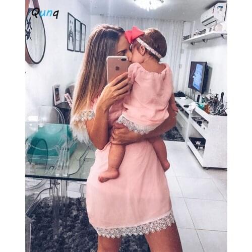 Qunque/群鹊 Matching Dresses For Mom And Daughter