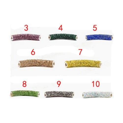 Tube!WERY micro pave CZ Disco Ball Beads Bracelet fasion Gift jewelry Discount. crystal