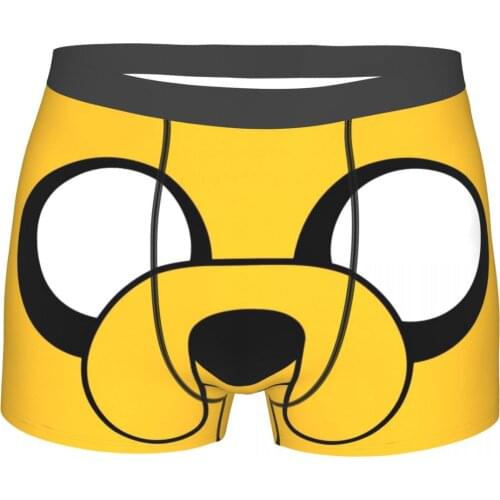 Adventure Time Finn Jake TV BMO Underpants Breathbale Panties Male Underwear Print Shorts Boxer Briefs