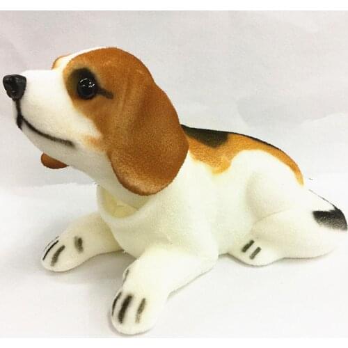 Car Vehicle Decoration Nodding Head Dog Ornaments High Crafts Dashboard Bobble-Head Emulation Puppy Creative Shaking Q6J8