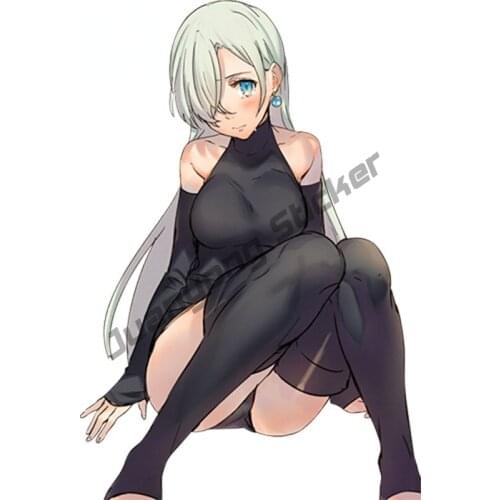 Japanese Anime Nanatsu No Taizai Sexy Beauty Car Stickers Phone Bumper Truck Yacht Vinyl SUV Fine Decor Accessories KK13x9cm