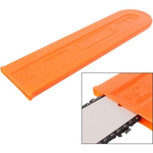 16" Orange Chainsaw Bar Cover Guide Plate Protector Chain Guard Case for Agriculture Supplies Accessories S05 19 Dropship
