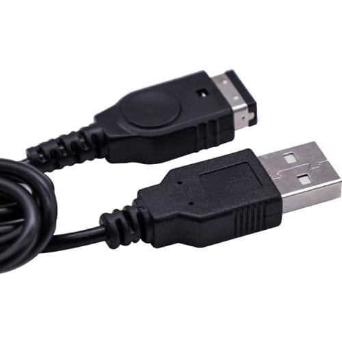 Factory Wholesaler 1.2M USB Charger Power Cable Charging Cord Wire for Nintendo DS NDS GBA GameBoy Advance SP 200pcs