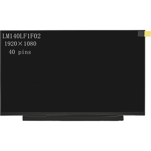 14.0"inch Laptop Lcd Screen Display LM140LF1F02 LM140LF1F01 for Lenovo Xiaoxin Air 14 2020 120Hz FHD 1920x1080 IPS 40Pin