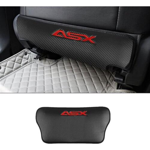 1pcs Car Seat Back Anti-Kick Cushion Pad Rear Seat Passenger Anti-Dirty Kick Pad for Mitsubishi ASX car accessories