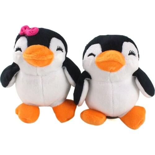 13cm 2 Styles Cartoon Penguin Plush Dolls Stuffed Animals Toys Christmas Gift for Children Kids