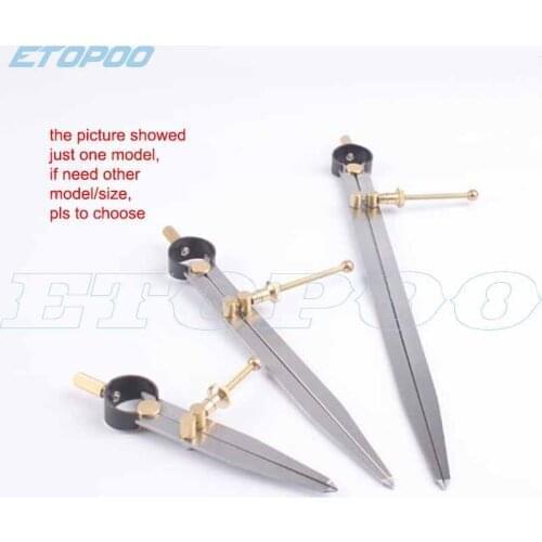 4/6/8/12 inches Adjustable Wing Divider Edge Creaser Marking gauge for industrial DIY Leather Craft Tool 4 size can choose