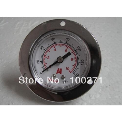 4pcs/lot 2" 50mm 140psi pressure gauge , manometer ,PT1/4" back thread,,10kg/cm2(140psi) with front flange