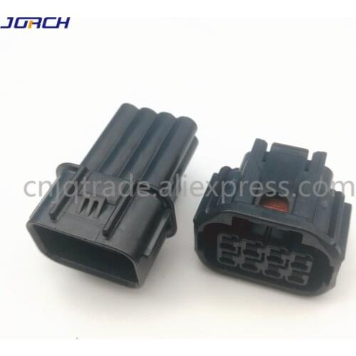 8 pin female and male waterproof smartlock LED headlight speaker plug engine harness electrical connector 6189-7423 6181-6850