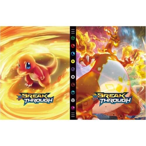 Pokémon card album can hold 432 cards Detective Pikachu game toy card childrens collection book
