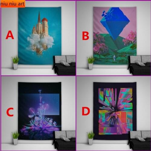 Anime Fantasy Psychedelic Hippie DIY Diamond Painting Diamond Mosaic Cross Stitch Kits Full Diamond Embroidery Room Decoration