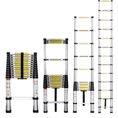 Aluminium industrial aerial single extension ladder 3.2m