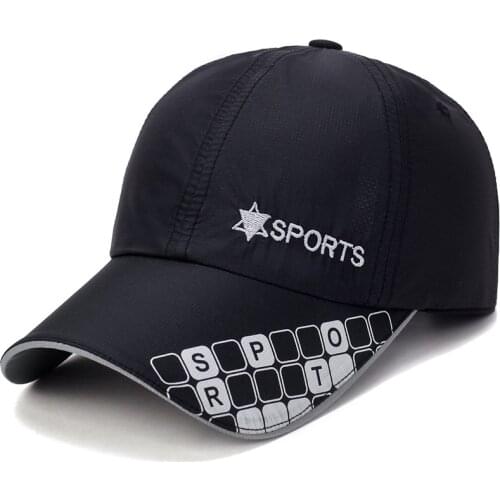 Quick Dry Baseball Cap Running Hats Lightweight Breathable Sports Hat for Men Women Outdoor Cap Summer Sun Visor Hat