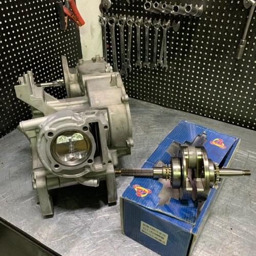 Engine case 250cc BWS125 RUCKUS CYGNUS125 ZUMA125 5ML big bore cylinder piston 70mm crankshaft +6mm racing tuning bws cygnus 125