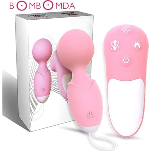 Double Vibrator For Women Wireless Remote Vagina Eggs Clitoris Stimulator Heating G spot Vibrator Sex Toys For Couples Adult Toy