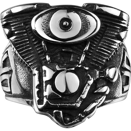 Europe and the new Mayan fashion mechanical storm mens ring charm handsome mens high-grade jewelry quality alloy ring