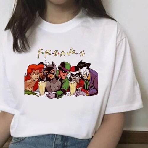 Friends T-shirt women summer t-shirt ladies Harajuku short-sleeved t-shirt casual O-neck top shirt Harajuku Graphic T-shirt