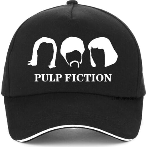 The film Pulp Fiction cap New summer Men Women Baseball caps 100%Cotton hat Harajuku adjustable snapback hats Pulp Fiction