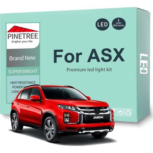 9Pcs Led Interior Light Kit For Mitsubishi ASX 2010 2011 2012 -2018 2019 2020 Dome Map Reading Light Canbus No Error