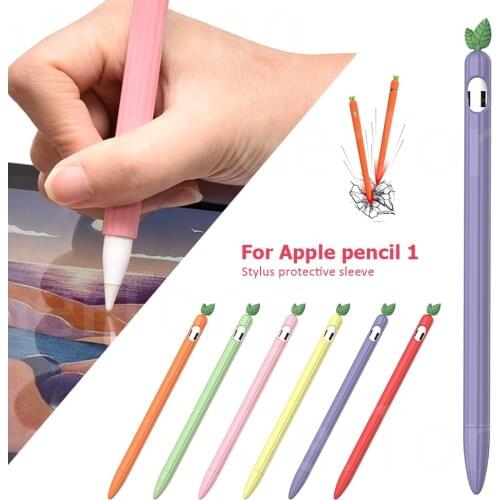 Fashion For Apple Pencil 2nd 1st Generation Soft Silicone Case For iPad Pencil 2 Protective Cap Touch Pen Stylus Protector Cover