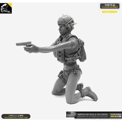 1/35 Resin Kits Soldier Model (US Army SEALs) self-assembled A18-09
