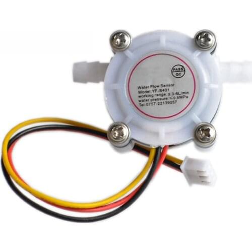 New Hot Water Coffee Flow Sensor Switch Meter Flowmeter Counter 0.3-6L/min YF-S401