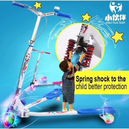 GF11 New Childrens scooter car scooter three feet breaststroke scissors car tricycle scooter stroller