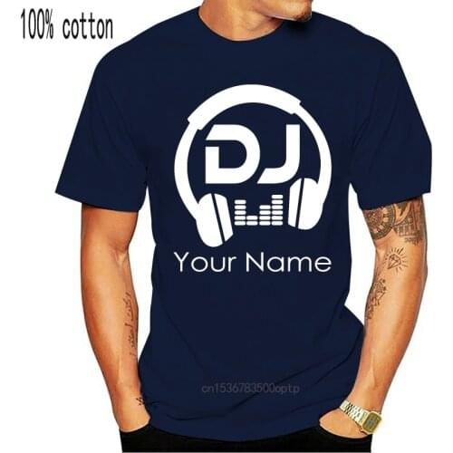 Personalised Dj Headphones T-Shirt Dj T Shirt Kids Childrens Boys Girls Gym Tee Shirt