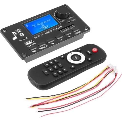 12V Bluetooth MP3 decoder board supports call recording