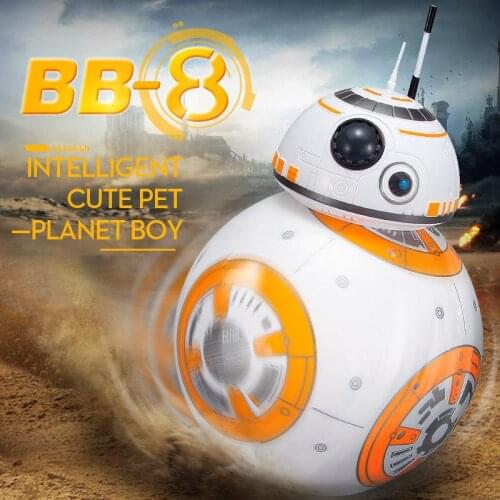 Star Wars War Robot 2.4g Rc Lighting music Bb-8 Action Figures Model Intelligent Remote Control Toy Robot Childrens Toy Gifts