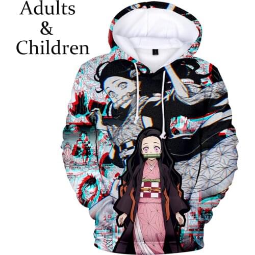 3D Hoodie Man Woman Popular Comfortable Sweatshirt Demon Slayer Hoodie Tops Multicolor Ghost Blade Fashion 2020 Autumn Winter