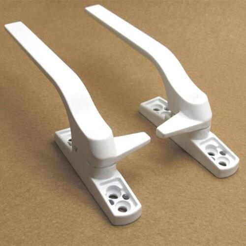 Thickened plastic steel push open door and window handle window handle old lock buckle door and window seven characters handle a