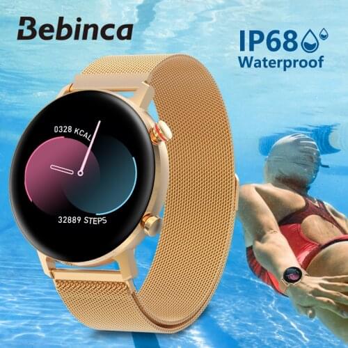 Women Sports Smart Watch 2021 Ladies Android Smartwatch Heart Rate Fitness Tracker Blood Pressure Waterproof for Xiaomi IOS