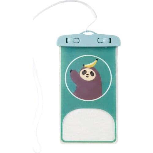 Cartoon Print Waterproof Mobile Phone Bag Universal Phone Bag Case Under Water Full Protection Cover Case Swim Case SDF-SHIP