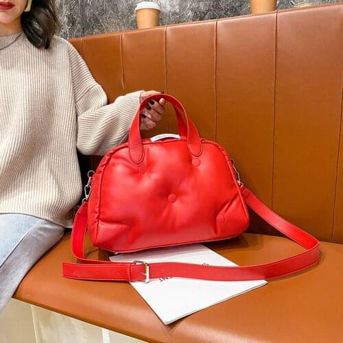 Female Space Pad Cotton Handbags Luxury Women Bags Messenger Corssbody Bag Women Feather Down Shoulder Bag satchels handbags