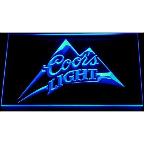 004 Coors Light Beer Bar Pub Logo LED Neon Sign with On/Off Switch 20+ Colors 5 Sizes to choose
