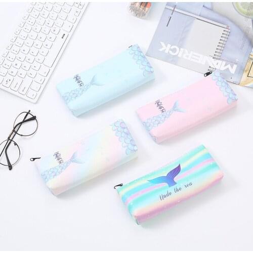 1 Pcs Simple Pencil Case Office Student Pen Box Case School Supplies Creative Pen Box Pencil Bags School Supplies Stationery